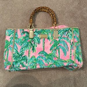 Lilly Pulitzer Greydon Canvas tote Pink Blossom